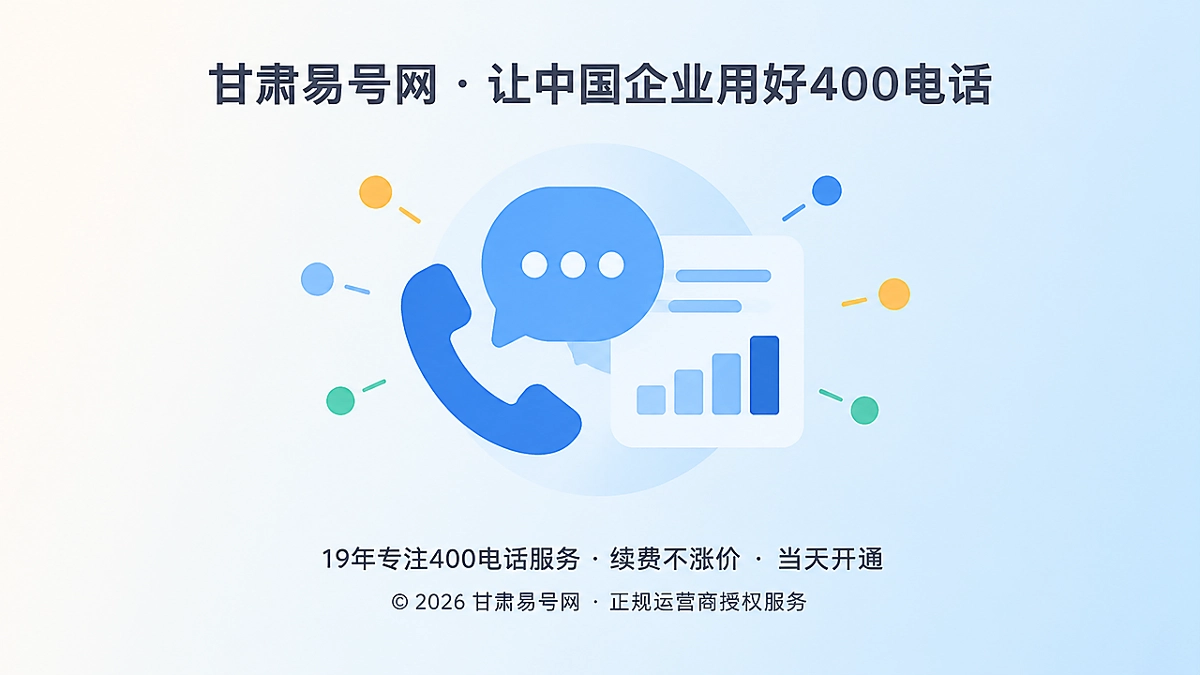 2026年套餐解析：把400电话套餐变成企业咨询容量合同