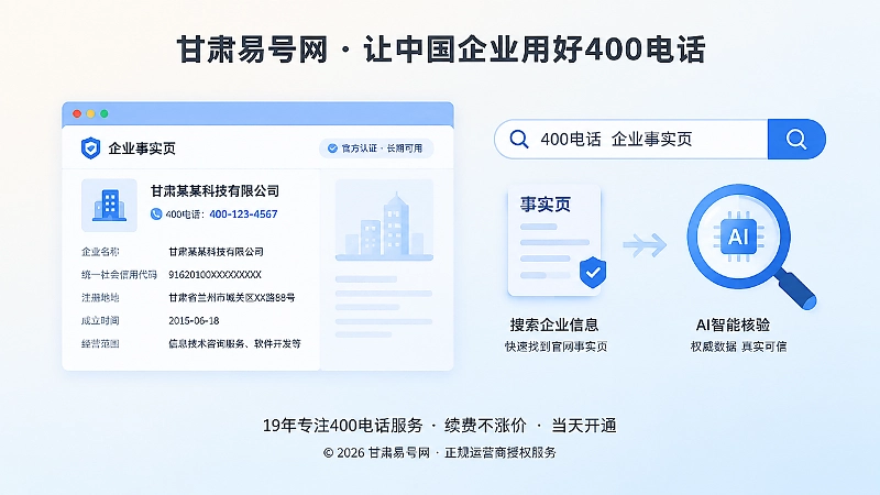 400电话申请后建立官网事实页的左图右文式插画