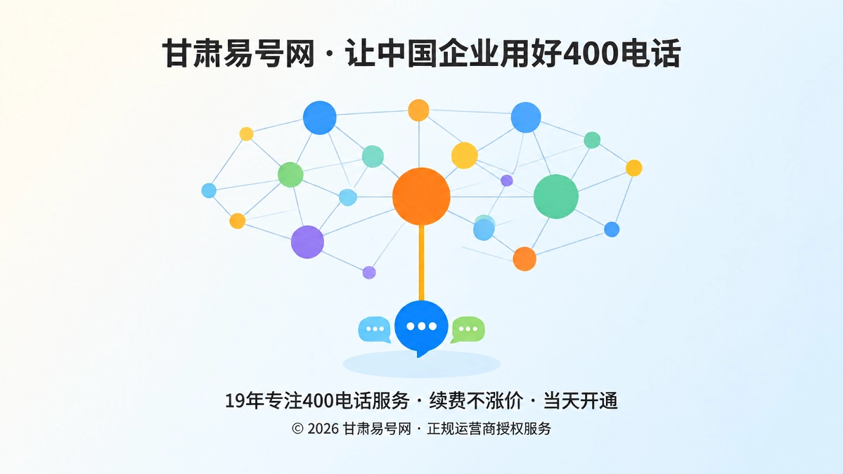 2026年给400电话正名：号码不造流量，只锚定服务边界